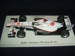 画像1: 新品正規入荷品●SPARK1/43 Sauber C30 中国GP 2011  (小林可夢偉） #16