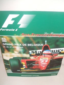 画像1: セカンドハンド品●1995 F1世界選手権 ベルギーGP公式プログラム　(状態：特Ａ） 