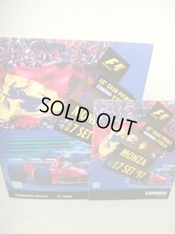 画像1: セカンドハンド品●1997 F1世界選手権 イタリアGP公式プログラム　(状態：特Ａ）小雑誌、ポスター付 