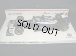 画像1: 新品正規入荷品●PMA1/43 WILLIAMS RENAULT FW34　(P.マルドナード） 2012 