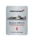マクラーレン メルセデス M4/14 M.ハッキネン　1999ワールドチャンピオン F1マシンピンズコレクション