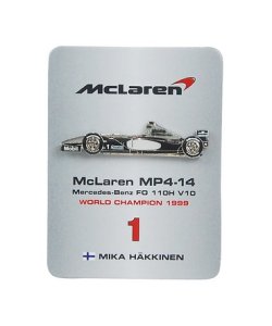 画像1: マクラーレン メルセデス M4/14 M.ハッキネン　1999ワールドチャンピオン F1マシンピンズコレクション