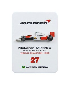 画像1: マクラーレン ホンダ M4/5B A.セナ　1990ワールドチャンピオン F1マシンピンズコレクション
