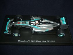 画像1: 新品正規入荷品●SPARK 1/43 MERCEDES F1 W05 WINNER ITALY GP 2014 (L.ハミルトン） #44