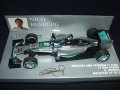 新品正規入荷品●PMA1/43 レジン製　MERCEDES PETRONAS AMG W06 MALAYSIAN GP 2015 (N.ロズベルグ）