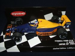 画像1: 新品正規入荷品●KYOSHO&PMA 1/43 TYRRELL FORD 018 JAPAN GP 1989 (J.アレジ）