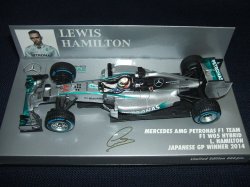 画像1: 新品正規入荷品●PMA1/43 MERCEDES AMG PETRONAS W05 JAPANESE GP WINNER 2014 (L.ハミルトン）