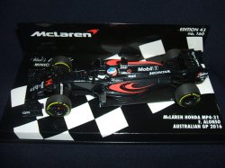 画像1: 新品正規入荷品●PMA1/43 McLAREN HONDA MP4-31 AUSTRALIAN GP 2016 (F.アロンソ）