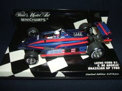 画像1: セカンドハンド品◎PMA1/43 LOTUS FORD 81 BRAZILIAN GP 1980 (E.DE.アンジェリス）