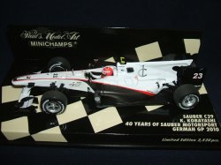 画像1: セカンドハンド品◎PMA 1/43 SAUBER C29 40 YEARS OF SAUBER GERMAN GP 2010 (小林可夢偉） 