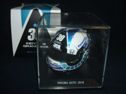 画像1: 新品正規入荷品●SPARK1/5 ミニチュアヘルメット  INDYCAR GP 2018 (佐藤琢磨）