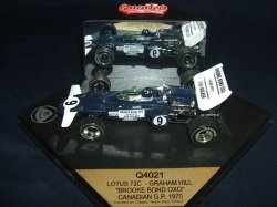 画像1: セカンドハンド品●Quartzo1/43 LOTUS 72C BROOKE BOND OXO CANADIAN GP 1970 (G.ヒル)