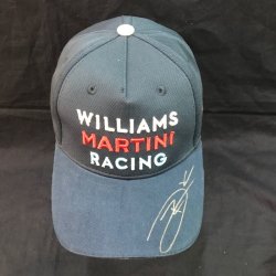 画像1: WILLIAMS MARTINI RACING R.クビサ　直筆サイン入りキャップ 2018