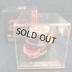 画像1: 新品正規入荷品●スパーク 1/5スケール ユーロスポーツ別注 RED BULL HONDA ミニチュアヘルメット 2019  A.アルボン