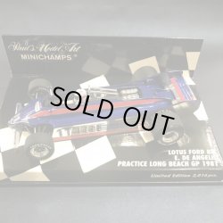 画像1: セカンドハンド品●PMA1/43 LOTUS FORD 88 PRACTICE LONG BEACH GP 1981 (E DE ANGELIS) #11