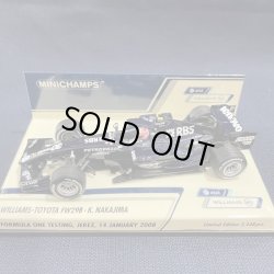 画像1: セカンドハンド品●PMA1/43 WILLIAMS TOYOTA FW29B JEREZ TEST 2008 (中嶋一貴）