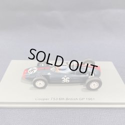 画像1: シグナス特別価格●新品正規入荷品●SPARK1/43 COOPER T53 6th BRITISH GP 1961 (R.SALVADON) #36
