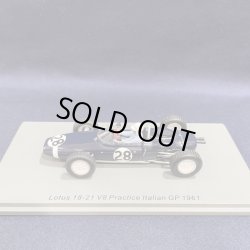 画像1: シグナス特別価格●新品正規入荷品●SPARK1/43 LOTUS 18-21 PRACTICE ITALIAN GP 1961 (S.MOSS) #28