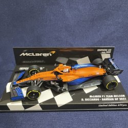 画像1: 新品正規入荷品●PMA1/43 McLAREN MCL35M BAHRAIN GP 2021 (D.リカルド）#3