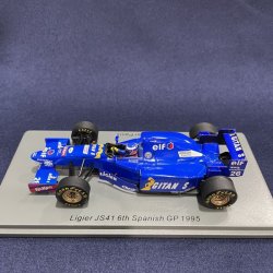 画像1: 新品正規荷品●SPARK1/43 LIGIER JS41 6th SPANISH GP 1995 (O.パニス） #26