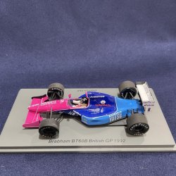 画像1: 新品正規荷品●SPARK1/43 BRABHAM BT60B BRITISH GP 1992 (D.ヒル）#8