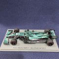 新品正規荷品●SPARK1/43 ASTON MARTIN AMR21 ABU DHABI GP 2021 100th RACE (L.ストロール）#18