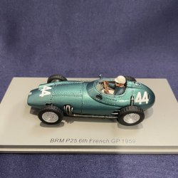 画像1: シグナス特別価格●新品正規荷品●SPARK1/43 BRM P25 6th FRENCH GP 1959 (R.FLOCKHART) #44