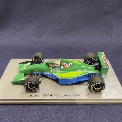 画像1: 新品正規荷品●SPARK1/43 JORDAN 191 4th CANADIAN GP 1991 (A.チェザリス） #33