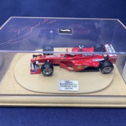 画像1: セカンドハンド品●特価品●Mrクラフト別注●直筆サイン入り●マテル1/43 FERRARI F399 (R.バリチェロ）