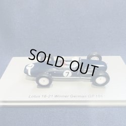 画像1: シグナス特別価格●新品正規荷品●SPARK1/43 LOTUS 18-21 WINNER GERMAN GP 1961 (S.MOSS) #7