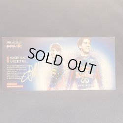 画像1: セバスチャン ベッテル　RED BULL RB9 直筆サイン入りドライバーズカード 