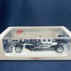 画像1: セカンドハンド品●未開封品●KID BOX特注●SPARK 1/43 ALPHA TAURI HONDA AT02 MONACO GP 2021 (角田裕毅）#22