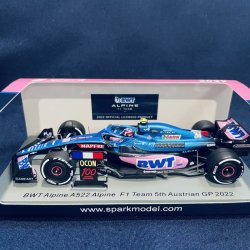 画像1: 新品正規荷品●SPARK1/43 BWT ALPINE A522 5th AUSTRIAN GP 2022 (E.オコン）#31