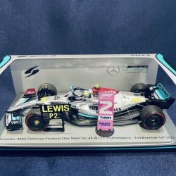 画像1: 新品正規荷品●SPARK1/43 MERCEDES W13 2nd BRAZILIAN GP 2022 (L.ハミルトン）#44