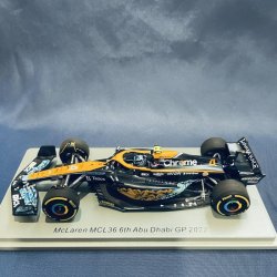 画像1: 新品正規入荷品●SPARK1/43 McLAREN MCL36 6th ABUDHABI GP 2022 (L.ノリス）#4