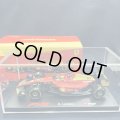 新品正規入荷品●burago1/43 FERRARI F1-75 ITALIAN GP2022(C.ルクレール）#16※アクリルケース＆ドライバーフィギュア付