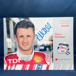画像1: 2007 A.マクニッシュ Le Mans 直筆サイン入り Audiドライバーカード