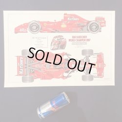 画像1: ●特価品●大判●David Wilson作 エアーブラシプリント FERRARI F2007 WORLD CHAMPION (K.ライコネン）2007
