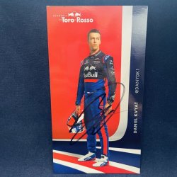 画像1: TORO ROSSO 直筆サイン入りドライバーカード (D.クビアト） (B)