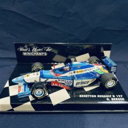 画像1: セカンドハンド品●PMA1/43 BENETTON RENAULT B197 (G.ベルガー）#8