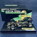 セカンドハンド品●PMA1/43 SENNA COLLECTION No9 LOTUS RENAULT 97T  (A.セナ） 1985