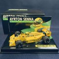 セカンドハンド品●PMA1/43 SENNA COLLECTION No15 LOTUS HONDA 99T (A.セナ） 1987