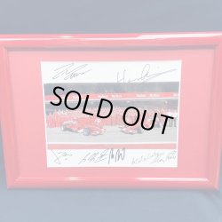 画像1: 特価品●M.シューマッハ・F.マッサ他 FERRARI F1関係者5名 （計7名）直筆サイン入フォト（額装品）