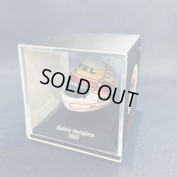 画像1: 新品特別入荷品●SHOP GRANDPRIX特注●SPARK 1/8スケール 中嶋悟ヘルメットコレクション　1989年