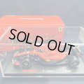 新品正規入荷品●burago1/43 FERRARI SF-23 (C.ルクレール）2023 #16 ※アクリルケース＆ドライバーフィギュア付