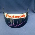 ■特価品■Footwork F1 1993 デレック・ワーウィック実使用品直筆サイン入りバイザー