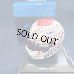 画像1: 新品正規入荷品●SPARK1/5 ALPINE JAPANESE GP 2023 E.オコン ミニヘルメット