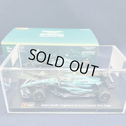 画像1: 新品正規入荷品●burago1/43 ASTON MARTIN AMR23 (F.アロンソ）2023 #14 ※アクリルケース＆ドライバーフィギュア付