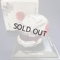画像1: 新品正規入荷品●SPARK1/5 ASTON MARTIN JAPANESE GP 2023 F.アロンソ ミニヘルメット