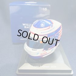 画像1: 新品正規入荷品●SPARK1/5 WILLIAMS (L.サージェント）2024 ミニヘルメット 
